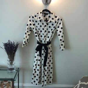 Cotton polkadot dress .